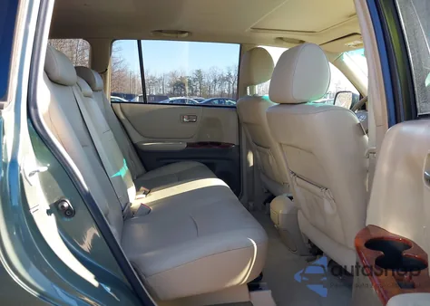 2007 Toyota Highlander Hybrid Limited V6 z USA, uszkodzony, nr VIN JTEHW21A970041852